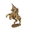 Copper European beautiful knight Model Miniatures Figurine Vintage Strong Men Warrior Ornament Desktop Decoration Accessories