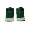 Jordan Air Jordan 1 Reverse Birth Leather Thermal Coverage High top Vintage Basketball Shoes Men's Black Green Red 852542-301(Team98-)