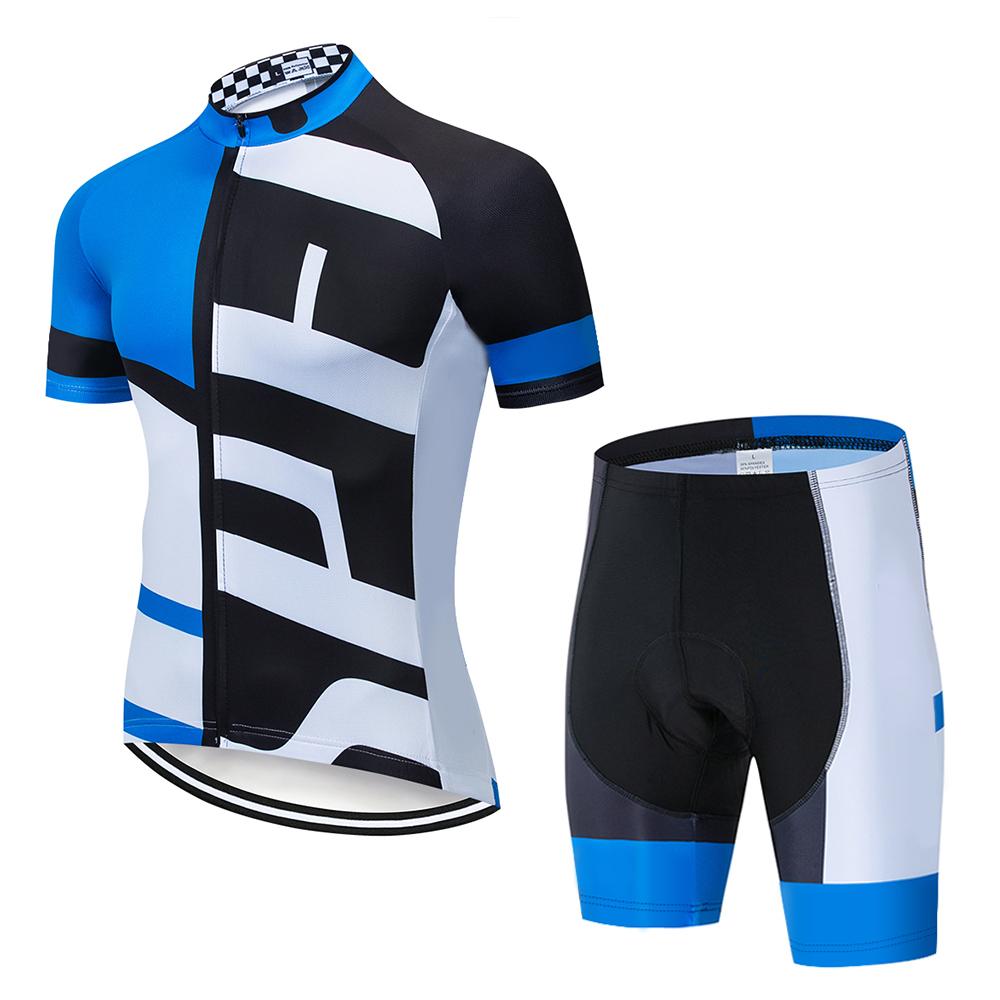 2025 Summer Cycling Clothes Men Cycling Kits MTB Bike Clothing Short Sleeve Breathable Racing Road Bicycle Cycling Jersey Sets