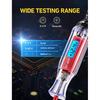 Heavy Duty 3-65V Backlit Digital LCD Circuit Tester, Test Light With 140 Inch Extended Spring Wire, Car Truck Low Voltage & Light Tester With