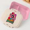 Portable Office Pink kpop Lunch Box Anime Food Storage Containers for k Pop School Picnic Lunchbox Office Dinner Case Gift