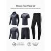 CAMEL Men's 5-Piece Fitness & Running Training Suit