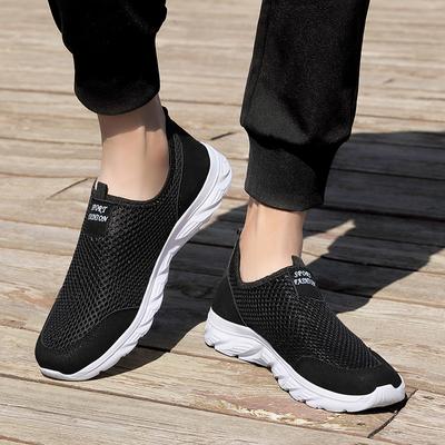 Chaussures de sport décontractées pour hommes chaussures de marche légères et respirantes chaussures de sport en maille antidérapantes chaussures de marche légères et respirantes