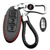 Nissan Key NISSAN Smart Key Key Genuine Soft To the Luxury Acrylic Key Cover for Nissan and Designed Specifically for This Genuine Leather Smart Key