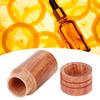 10Pcs Wooden Essential Oil Cylinder Box Storage Bottle Container Travelling Carrier Case2.9cm Outer Diameter