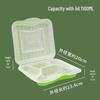 JingJingRS Disposable 4-Compartment Takeaway Containers