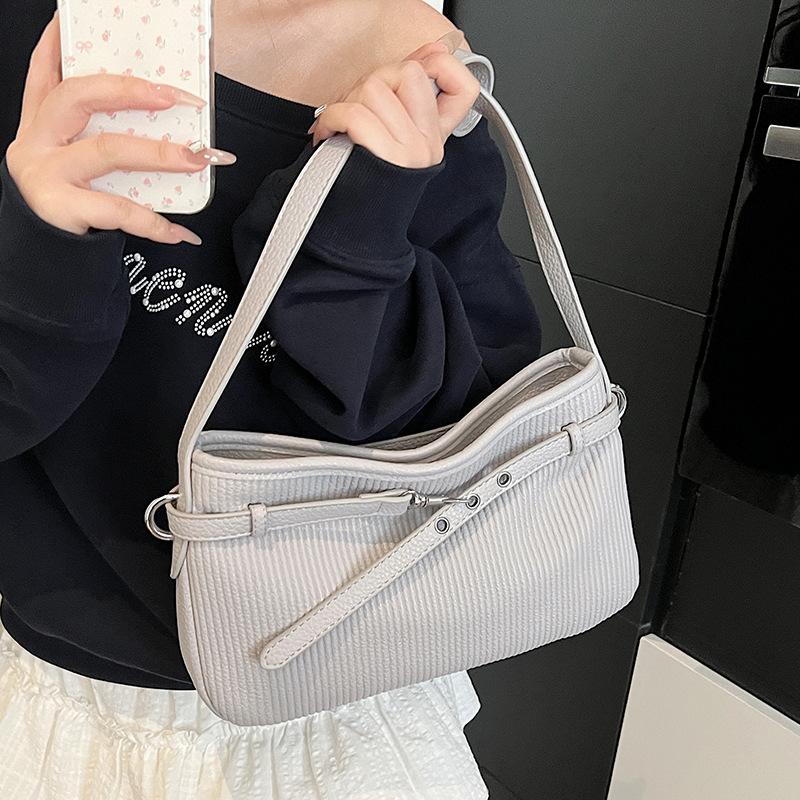 Popular Niche Casual Korean Commuter Versatile Soft Leather Shoulder Bag Fashion High Sense Messenger Tote Bag Women