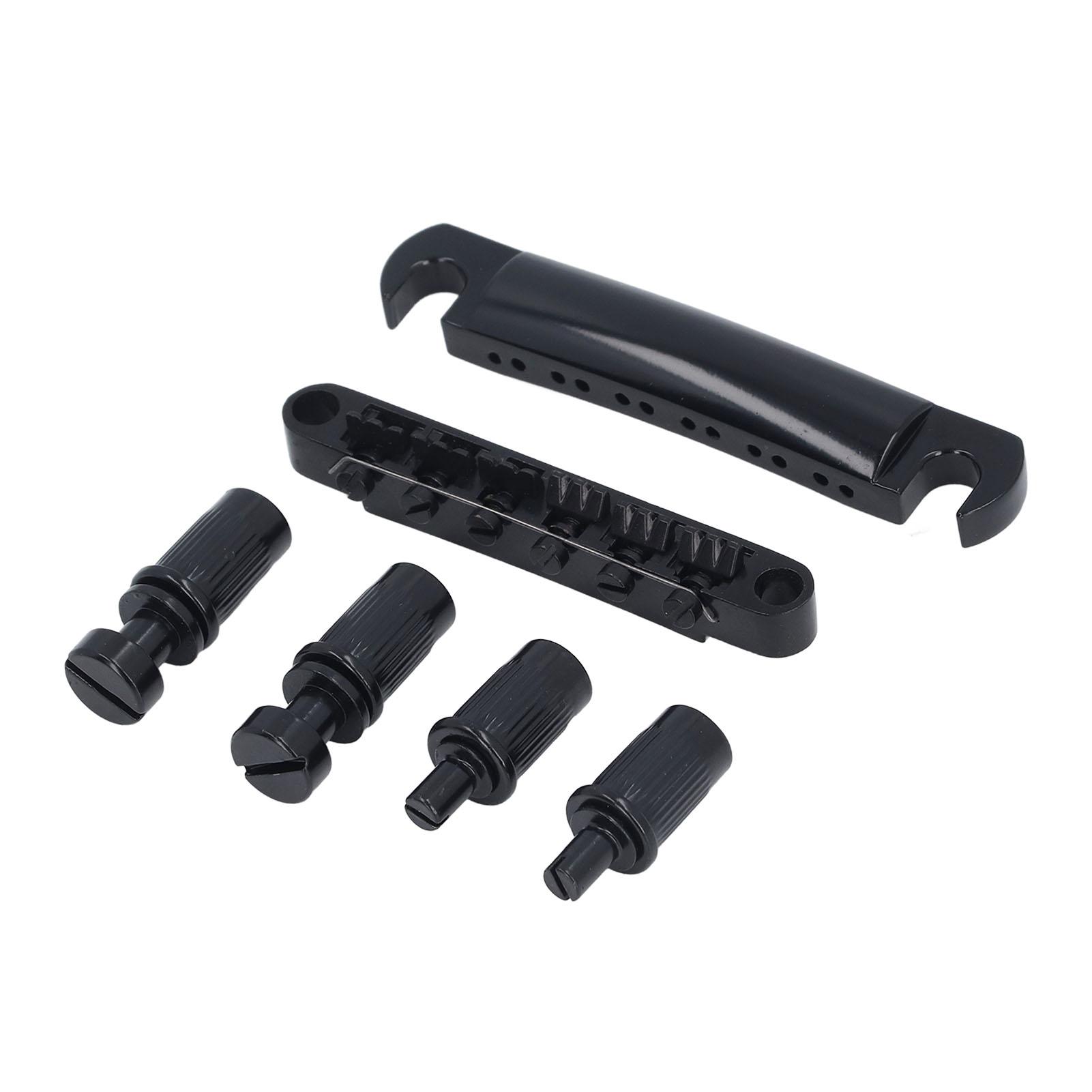 

12-струнный бридж-седло и хвостовик со шпильками Металлический набор хвостовика для гитары Замена для LP