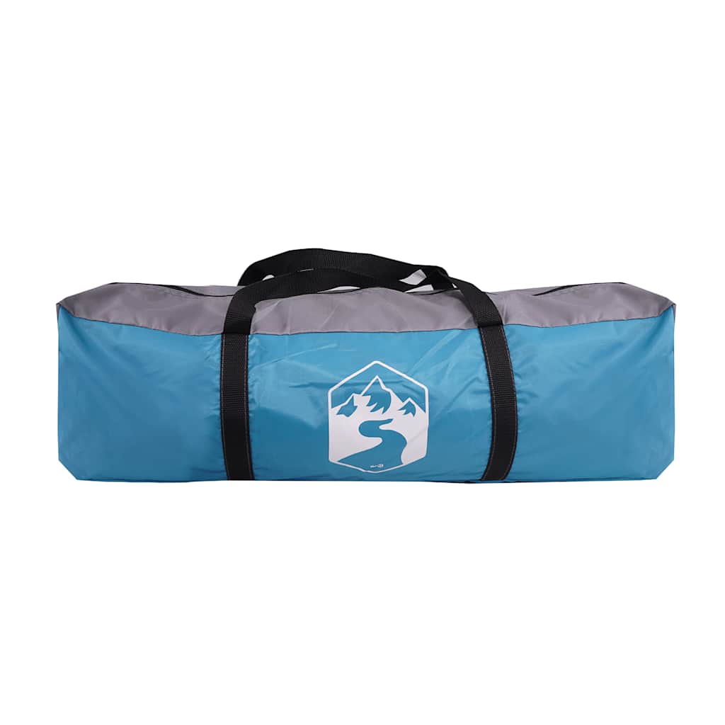 Tunnel Family Tent for 8 Persons Blue Waterproof