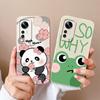 Cases For Xiaomi 12 13 Lite 12S 12T 12X 13 Pro Ultra Lovely Rabbit Panda Soft Slim Liquid Silicone Shockproof Protective Phone Covers For Xiaomi Capas