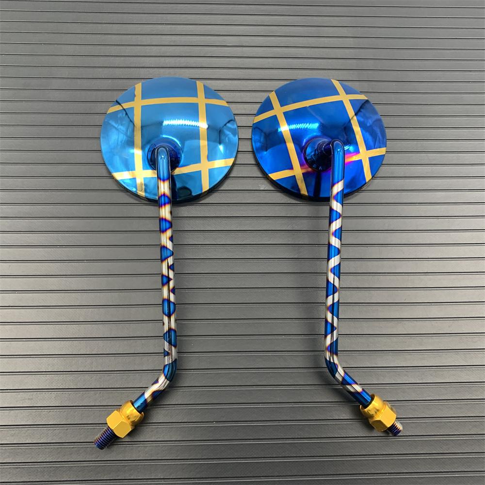 

Универсальные 10мм зеркала заднего вида Мотоцикл Мотокросс Скутер Электровелосипед Гоночный мотоцикл Боковое зеркало Зеркало заднего вида Аксессуары