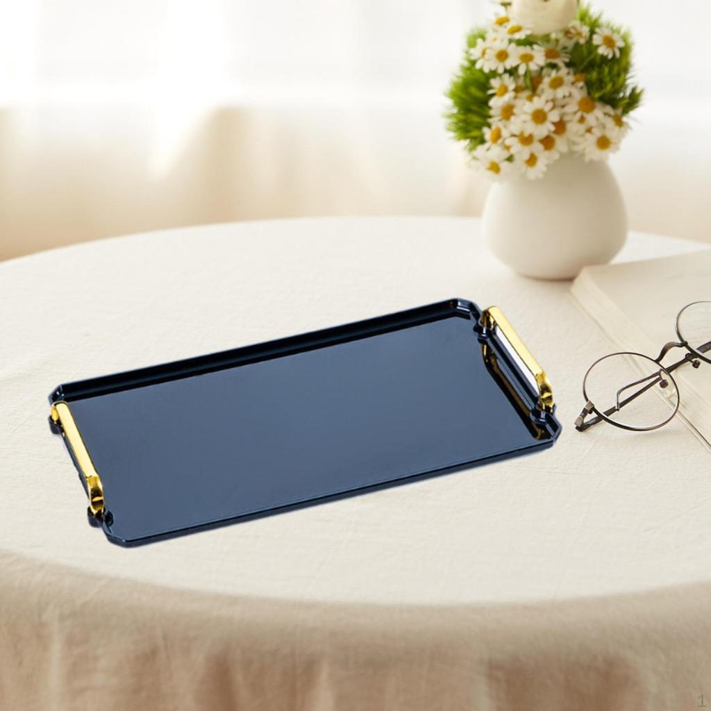 Elegant Bathroom Serving Tray, Modern Vanity Tray