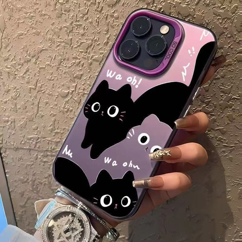 The New Trendy Cat Is Suitable for Iphone17 Mobile Phone Case Apple 15promax/14 Anti-drop 13pro12/16.