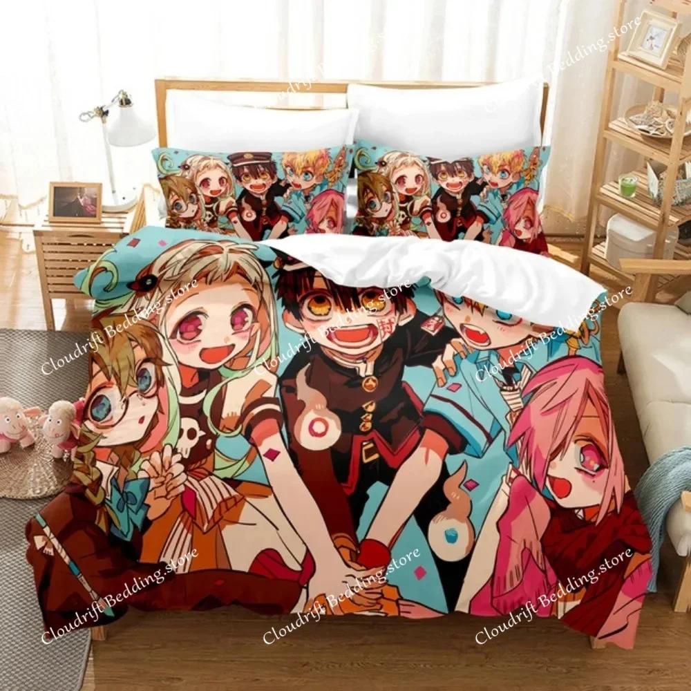 Toilet-bound Hanako-kun Bedding Set Japanese Anime Duvet Cover Set Single Queen Full King Twin Size Boys Teens Duvet Cover026