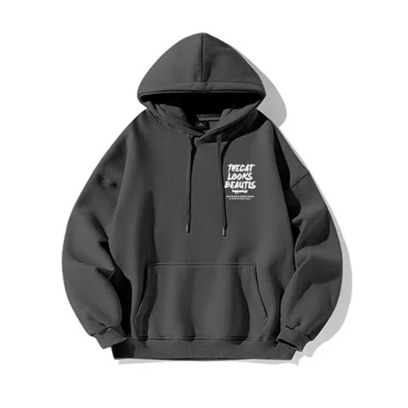 New Autumn Winter Leisure Street Clothing Hoodie Fashion Men's Comfortable Loose Hip Hop Street Clothing Y2K Pullover Hoodie