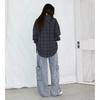 Egoist Back Open Check Shirt  Es2wb560 