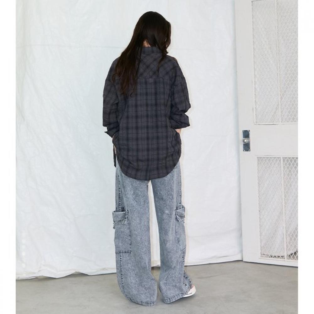 Egoist Back Open Check Shirt  Es2wb560 
