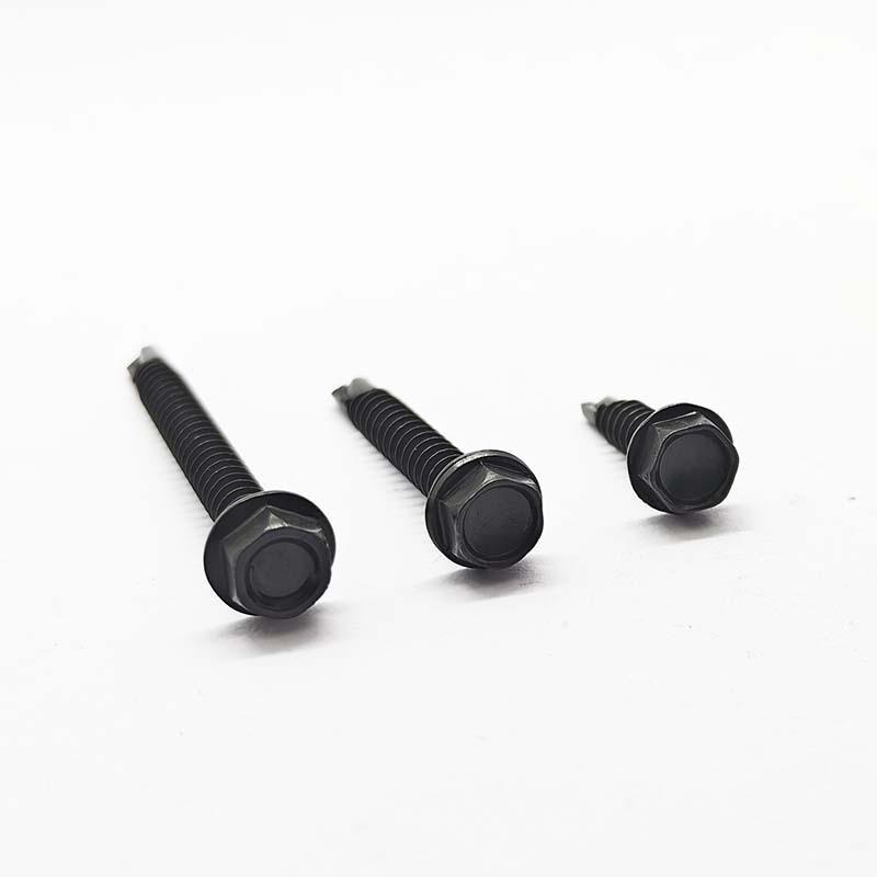 Black M4.2 410 Stainless Steel Hex Head Self-Drilling Screw for Color Steel Tile