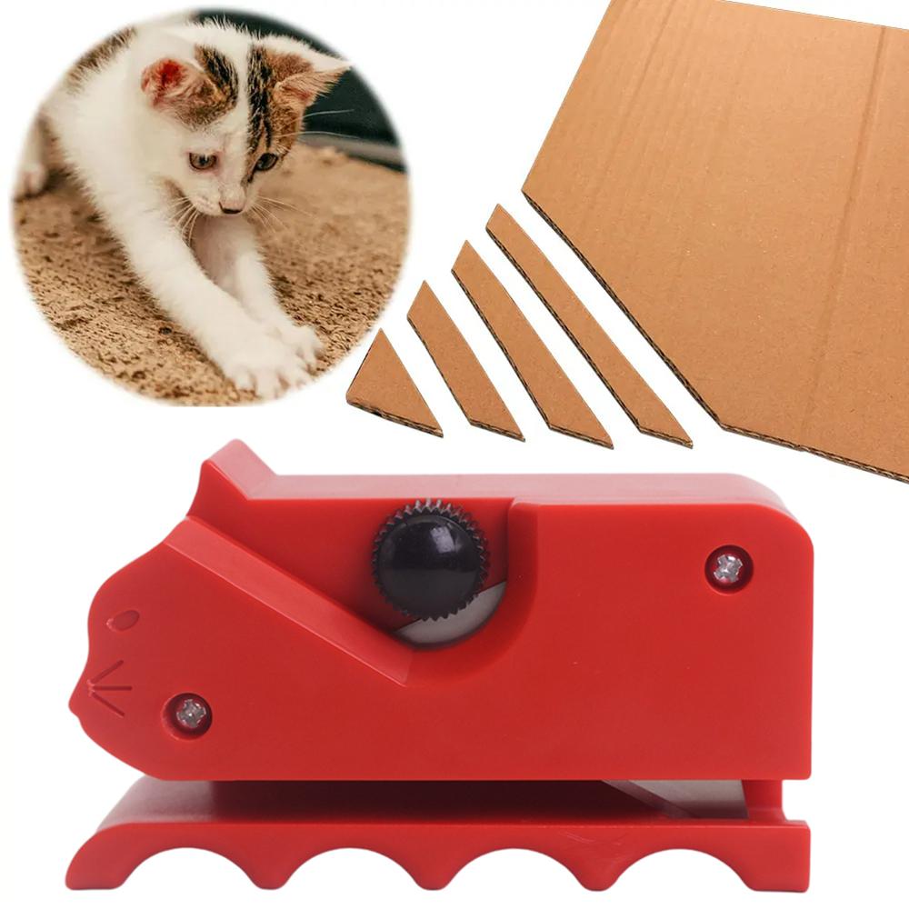 New Cardboard Cutting Machine Homemade Cardboard Cutter for Cat Scratchers Strip Stripper Plastic Handicraft DIY Tools