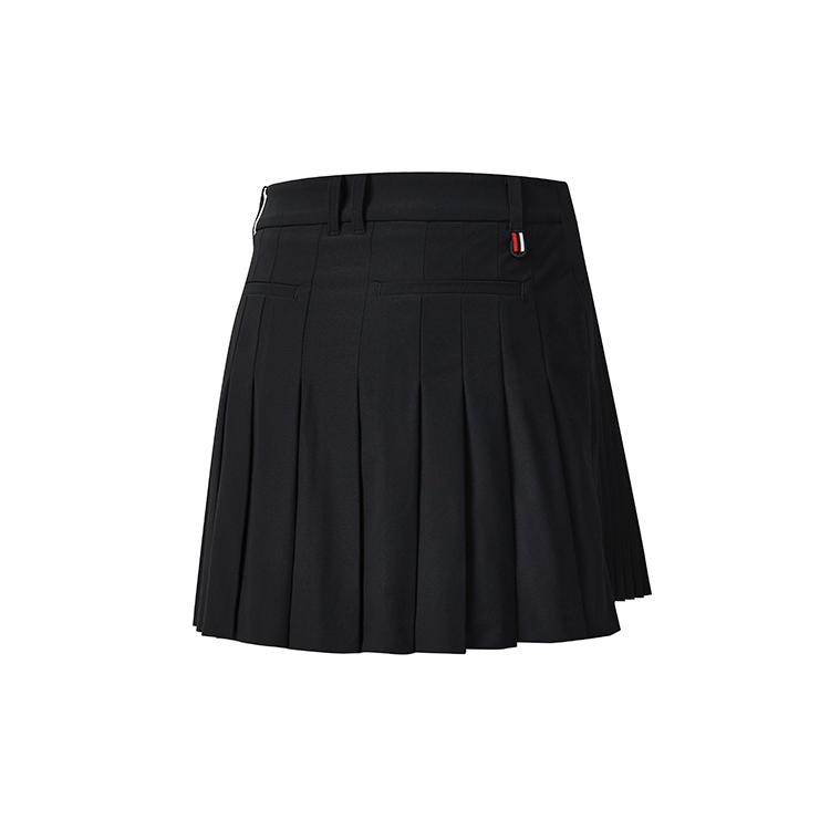 New FILA Athletics Casual Short Skirts Women's Pitch Black A11W245303F-BK