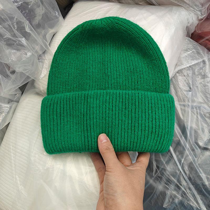 Winter Hats For Women Men Unisex Beanies Luxury Rabbit Fur Thermal Hat Soft Thick Keep Warm Casual Bonnet Baggy Cap New