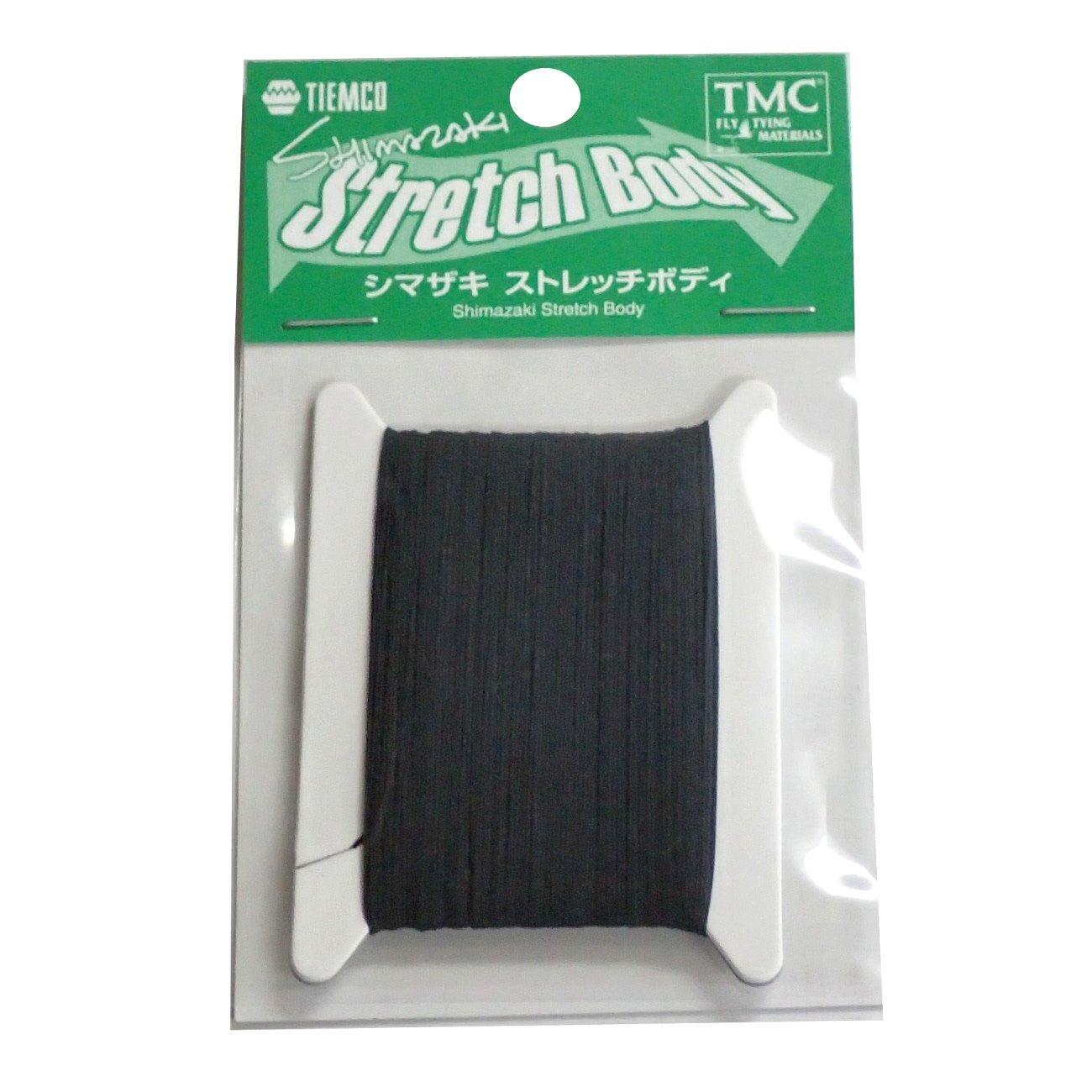 TIEMCO Материал для мушек Shimazaki Stretch Body Натуральный Черный #10 чёрный