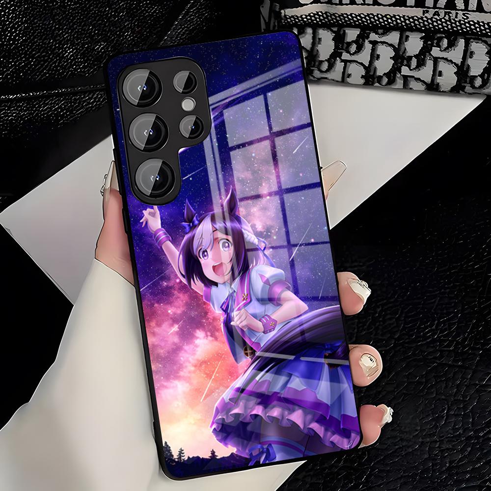 Uma Musume Pretty Derby Handyhülle Für Samsung S26 S25 Plus S20 S20 Plus S22 Ultra S23 FE S21 Plus S21 Ultra Glasabdeckung