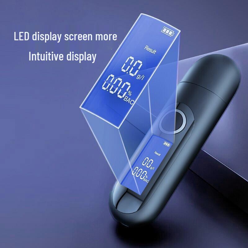 USB-Powered AT-008 Portable Breathalyzer Detector