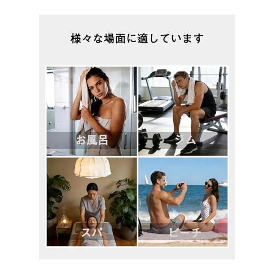 sakano Face Towel [Set of 10, Charcoal Gray, Approx. 35*75cm] Fluffy, Hotel Specification, High Speed Absorption, Soft Texture, Absorbent, Quick