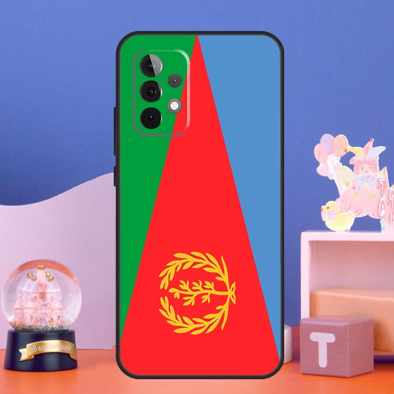 

Eritrean Flag Case For Samsung Galaxy A16 A26 A36 A56 A15 A35 A55 A34 A54 A52 A12 A32 A13 A33 A53 A17 A06 Samsung A33 5G