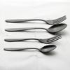 Nagao Tsubame-Sanjo Sumi-Tamari Dinner Cutlery Set (8 pieces), 18-0 Stainless Steel, Black Oxide Color, Made in Japan