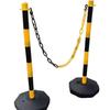 Inflatable Plastic Warning Post - Movable, Anti-Collision, Detachable PE Barrier