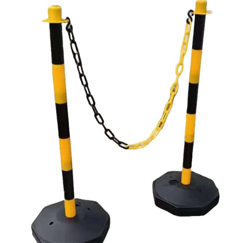 Inflatable Plastic Warning Post - Movable, Anti-Collision, Detachable PE Barrier