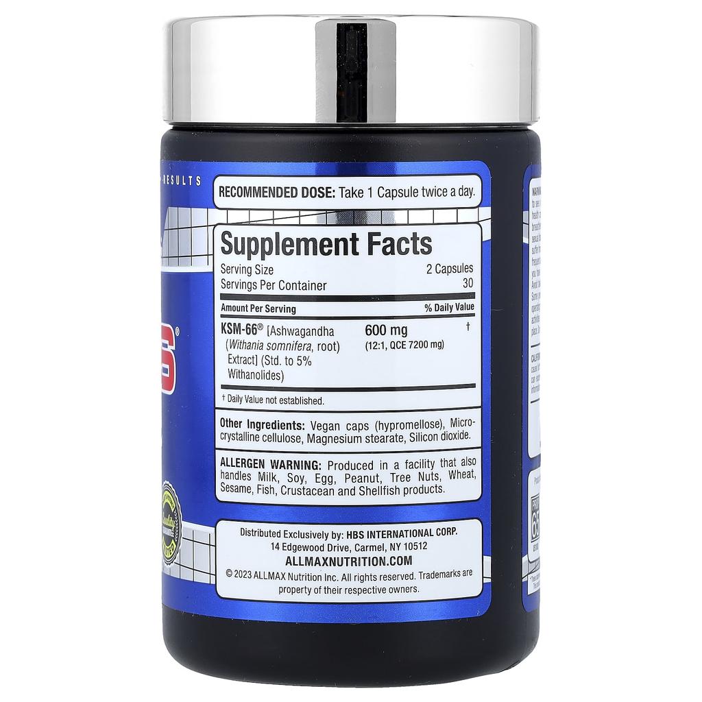 Essentials, Ashwagandha Ksm-66, Gemüsekapseln 60 (300 mg pro Kapsel)