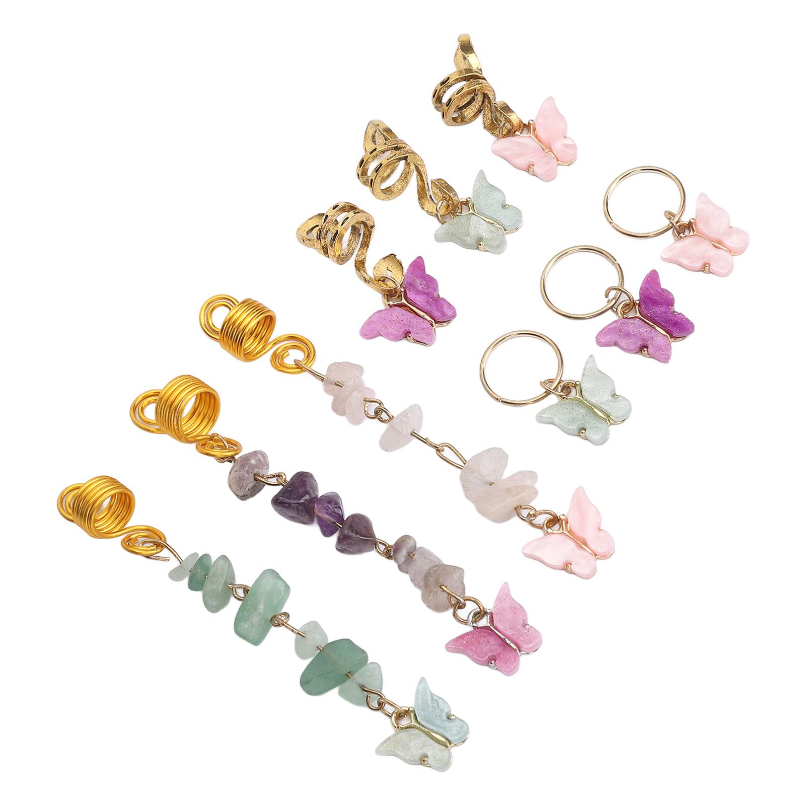 

Подвеска Ювелирные украшения для волос для косичек Цветная подвеска Ювелирные украшения для дредов Спиральные аксессуары для волос для косичек