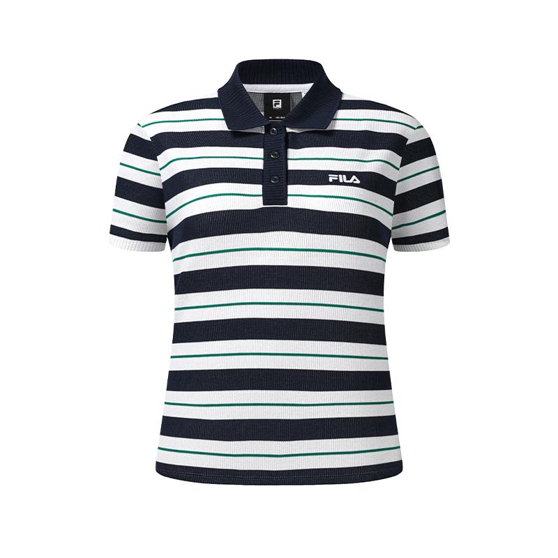 FILA Удобная Повседневная Простая Полоска Для Кожи Женские Топы A11W633120FWT M