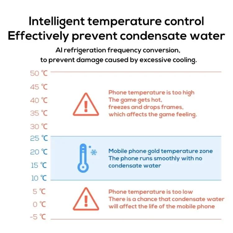 MEMO NEW CX08-AI Mobile Phone Frozen PUBG Game Cooler Semiconductor Magnetic Backclip Cooling Radiator for IOS Android Universal