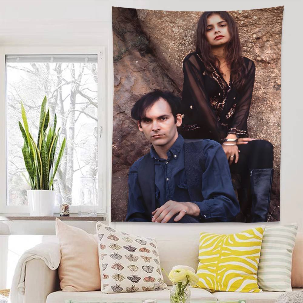 

Band MMazzy Star Cartoon Tapestry Home Decoration hippie bohemian decoration divination Home Decor 74x94cm(29x37in)