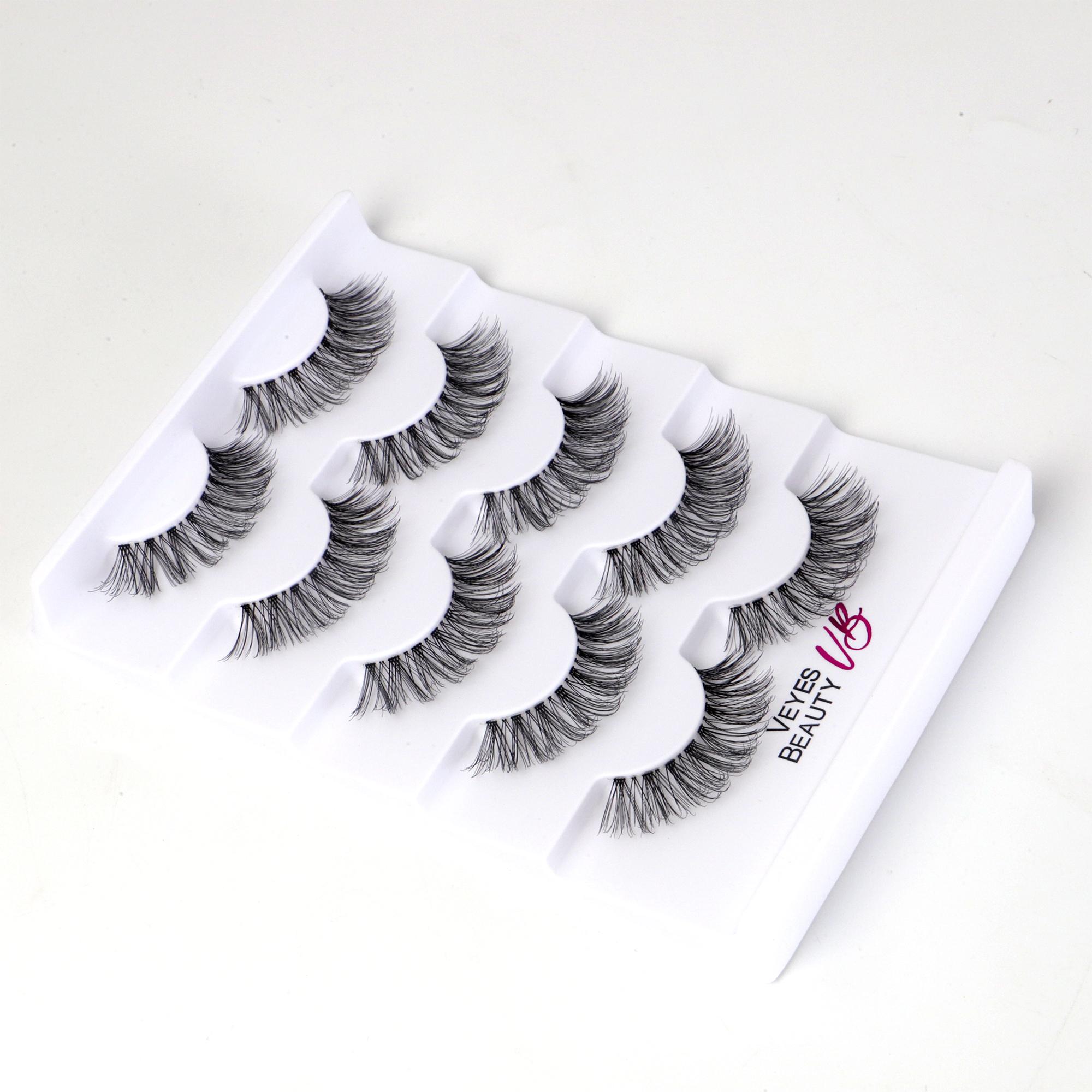 

Veyesbeauty Dreamy Lash Clusters Invisible Band STRICHIC SERIES Быстрое и легкое нанесение 5 пар 1 X TRAY чёрный