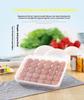 1pcs Simple Egg Box 30-grid Refrigerator Storage Box, Plastic Food Fresh Egg Holder Refrigerator Storage Boxs