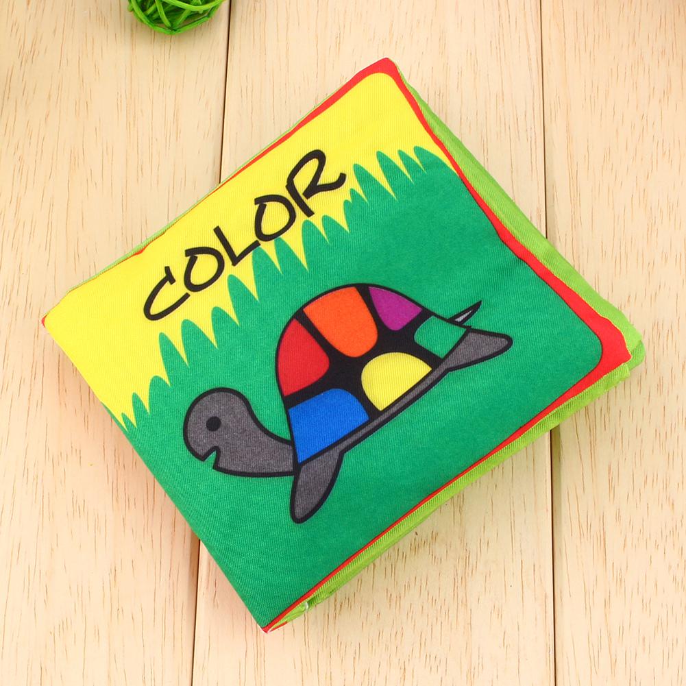 

Kids Baby Toddler Intelligence Development Soft Cloth Learn Cognize Book Teether