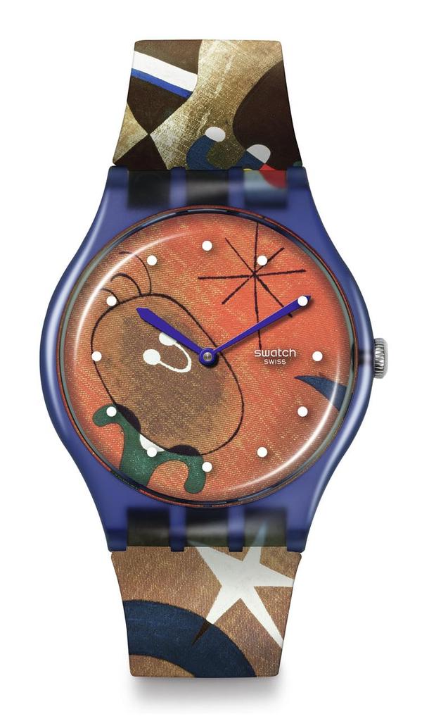 Swatch WOMEN BIRD IN THE MOONLIGHT SO29Z136 Blue Watch MIRO'S &
