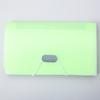 1PC 13 Cell A6 Mini Lanyard Organ Bag Office File Storage Candy Color Ticket Folder Transparent Folder