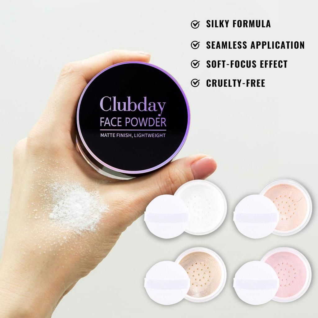 Matte Concealer Grooming Powder Facial Sweatproof No Makeup Control Oil Setting Loose Powder