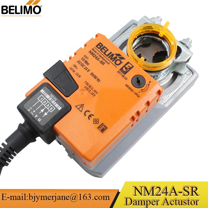 BELIMO NM24A-SR Modulating Damper Actuator AC24V DC24V 10nm For Adjusting the Air Valve HVAC Systems HRV ERV Ventilation OEM