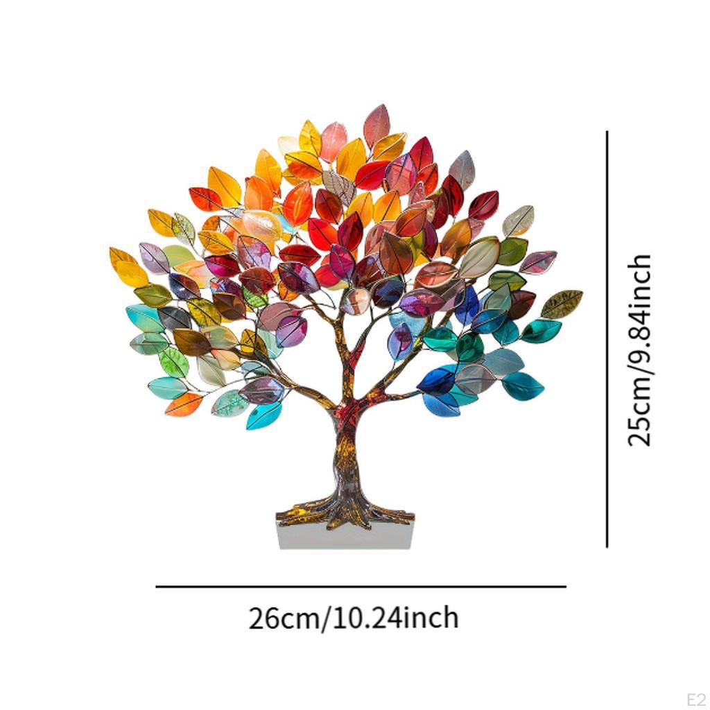 Tree of Life Statue Sculpture Living Room Table Ornament Acrylic Figure