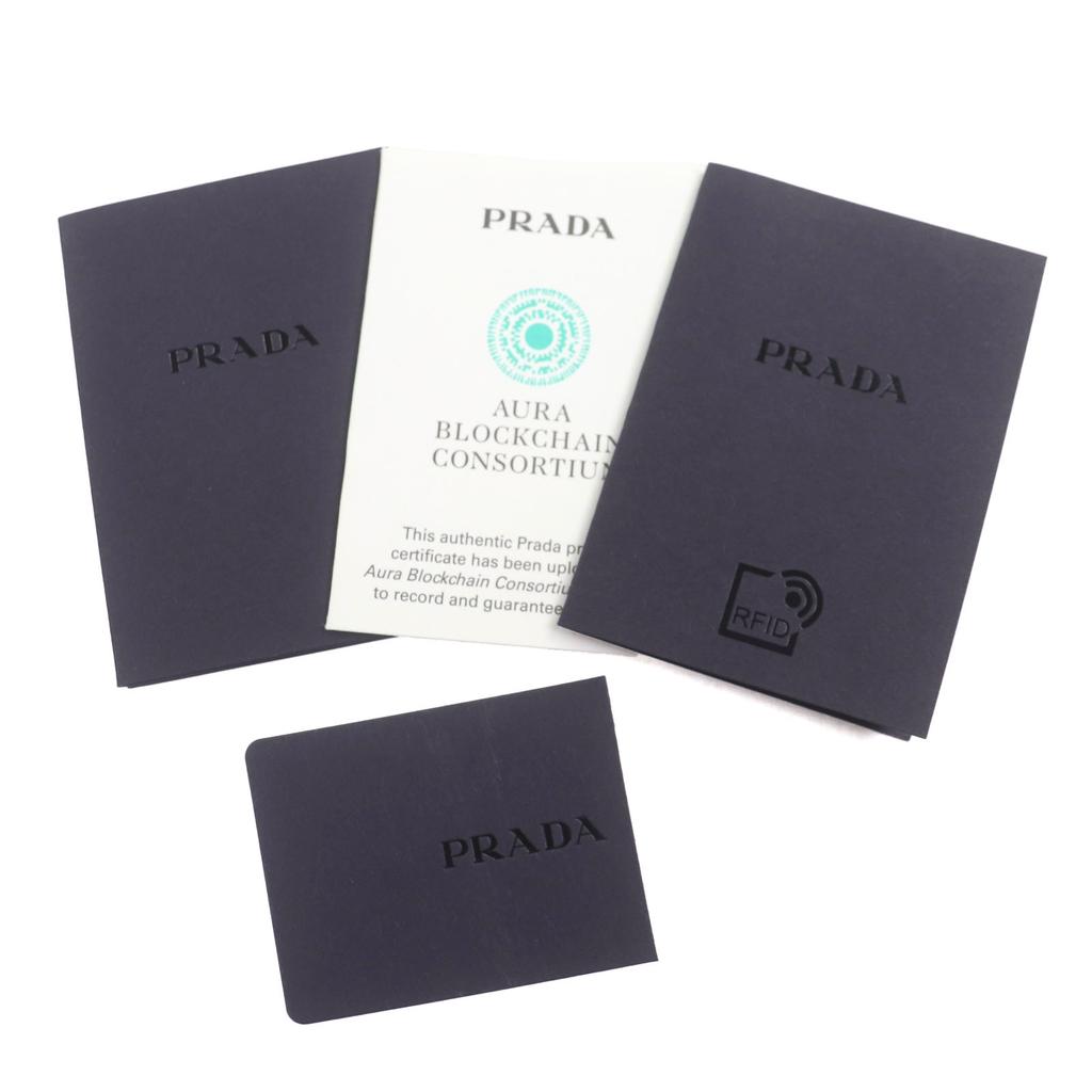 Excellent PRADA Shoulder Bag Black Nylon Mens 1BC421 Used