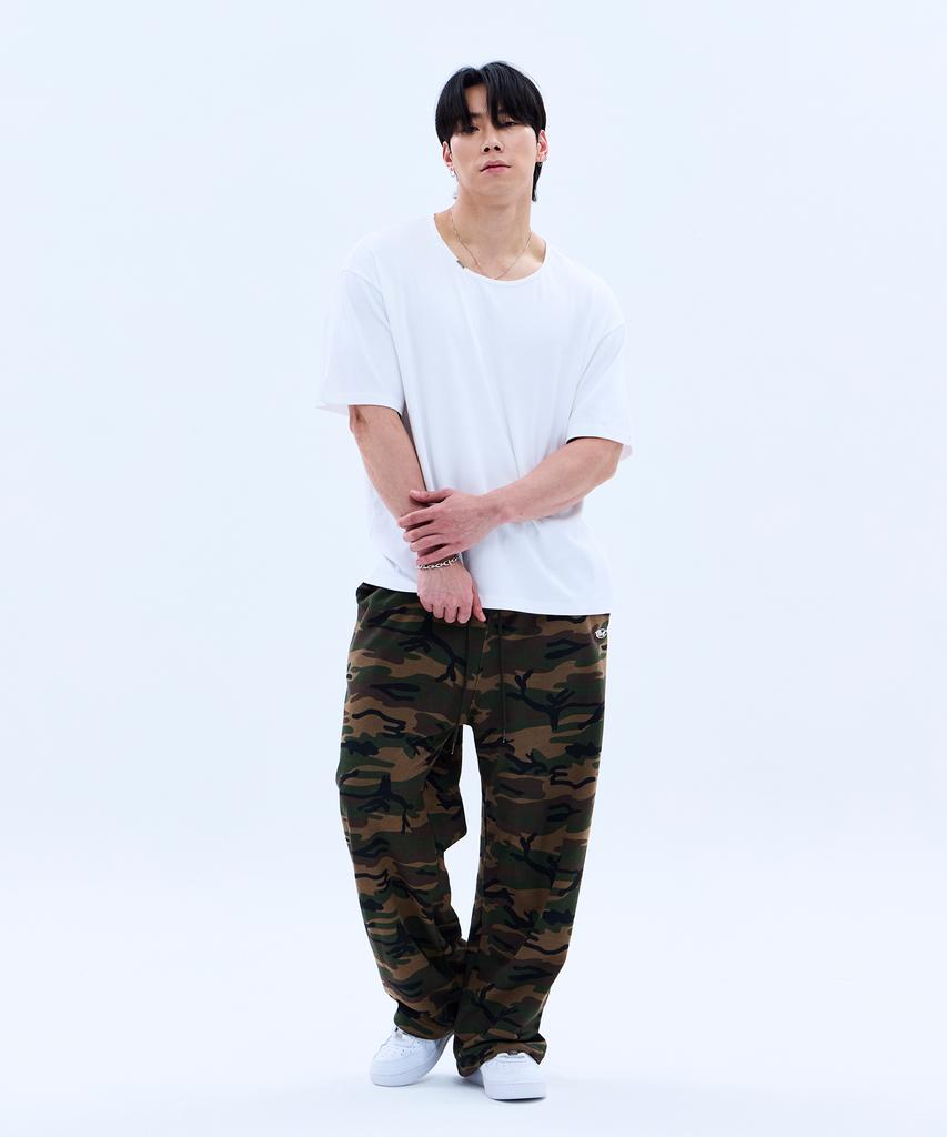 Mihag Metal Clip U-Neck T-Shirt (White)