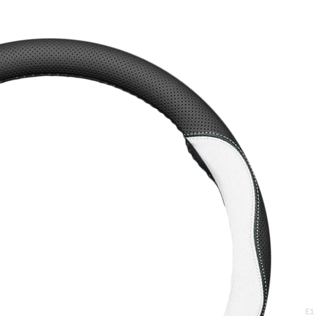 Car Steering Wheel Cover Auto Accessories, Breathable ,Easy Installation, Anti Slip, Warm in Winter