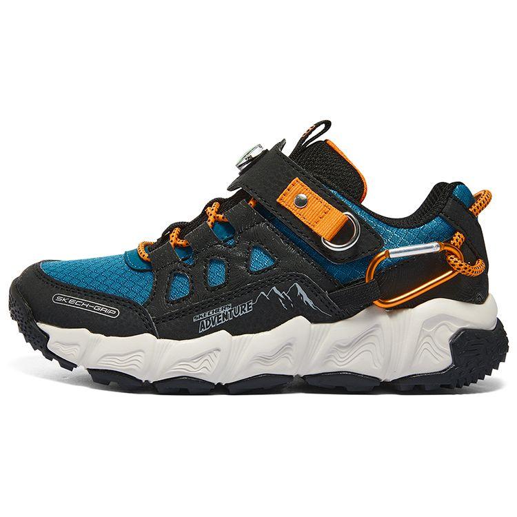Skechers Velocitrek Comfortable Durable Shock-Absorbing Breathable Low-Top Outdoor Shoes Kids shoes Black 406433L-BKMT 27.5